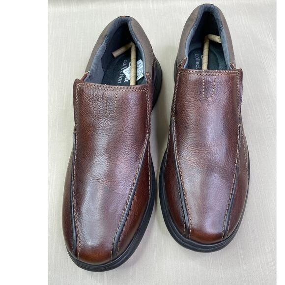 NWOB Clarks Men's Cotrell Free Loafer, Brown Tobacco, 12 WIDE - Picture 1 of 6